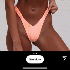 vincija two piece suit brand new PEACH